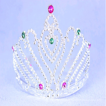 Princess Tiaras with Heart Stones Hair Accessories